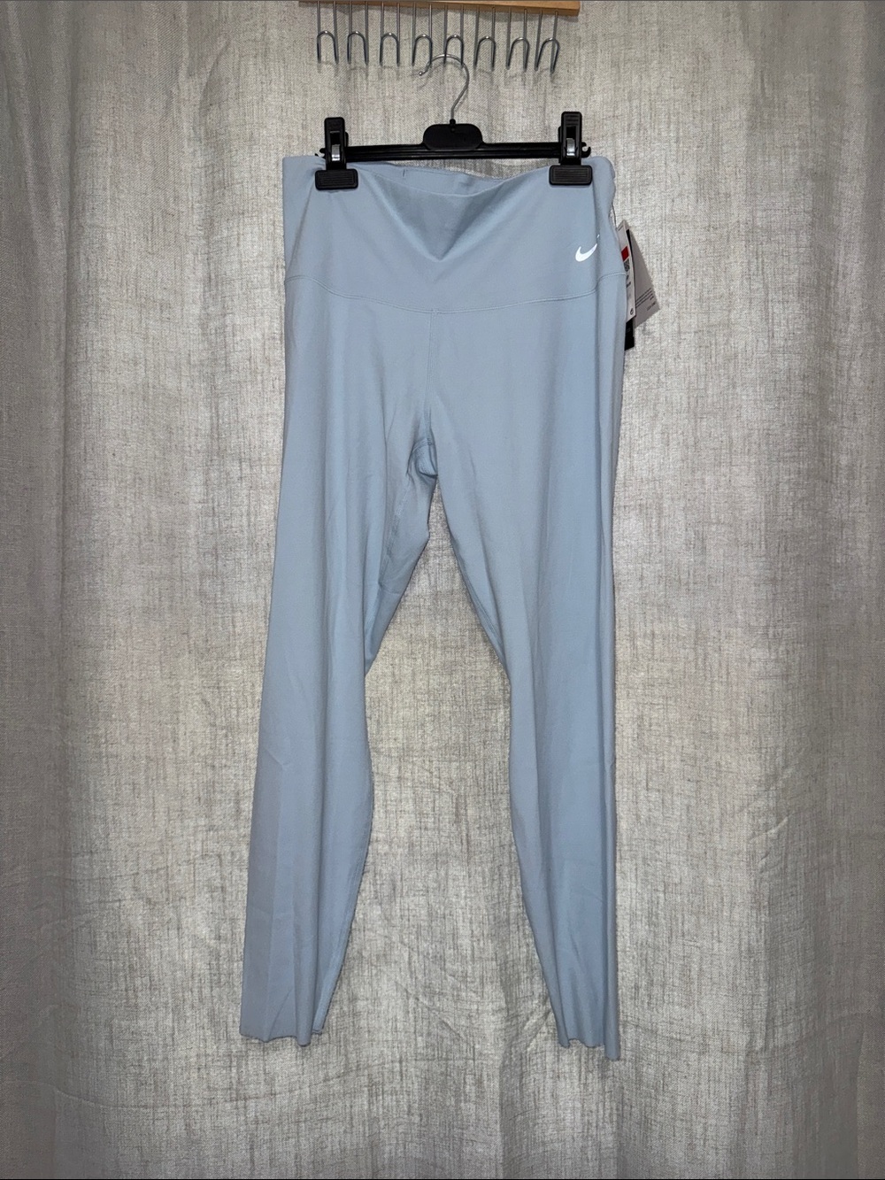 Nike Zenvy Dri-Fit Large Blue Gentle-Support High-Waisted Leggings